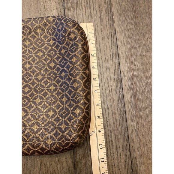 Fossil Brown Geometric Crossbody Bag With Adjustable Strap - Picture 6 of 16